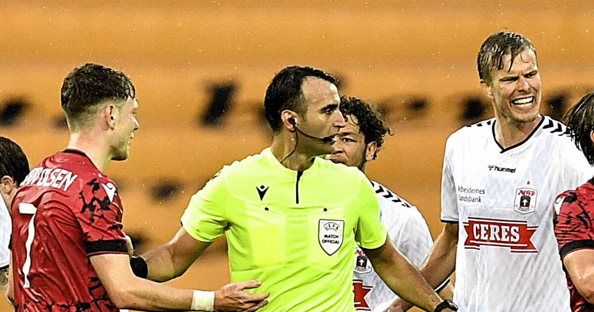 Tyrkisk dommer til Brøndbys ECL-kamp i Island Foto: Ernst Van Norde/Ritzau Scanpix