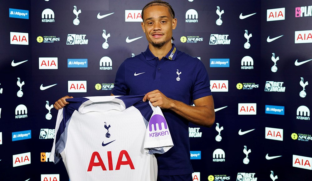 Xavi Simons præsenteres i Tottenham