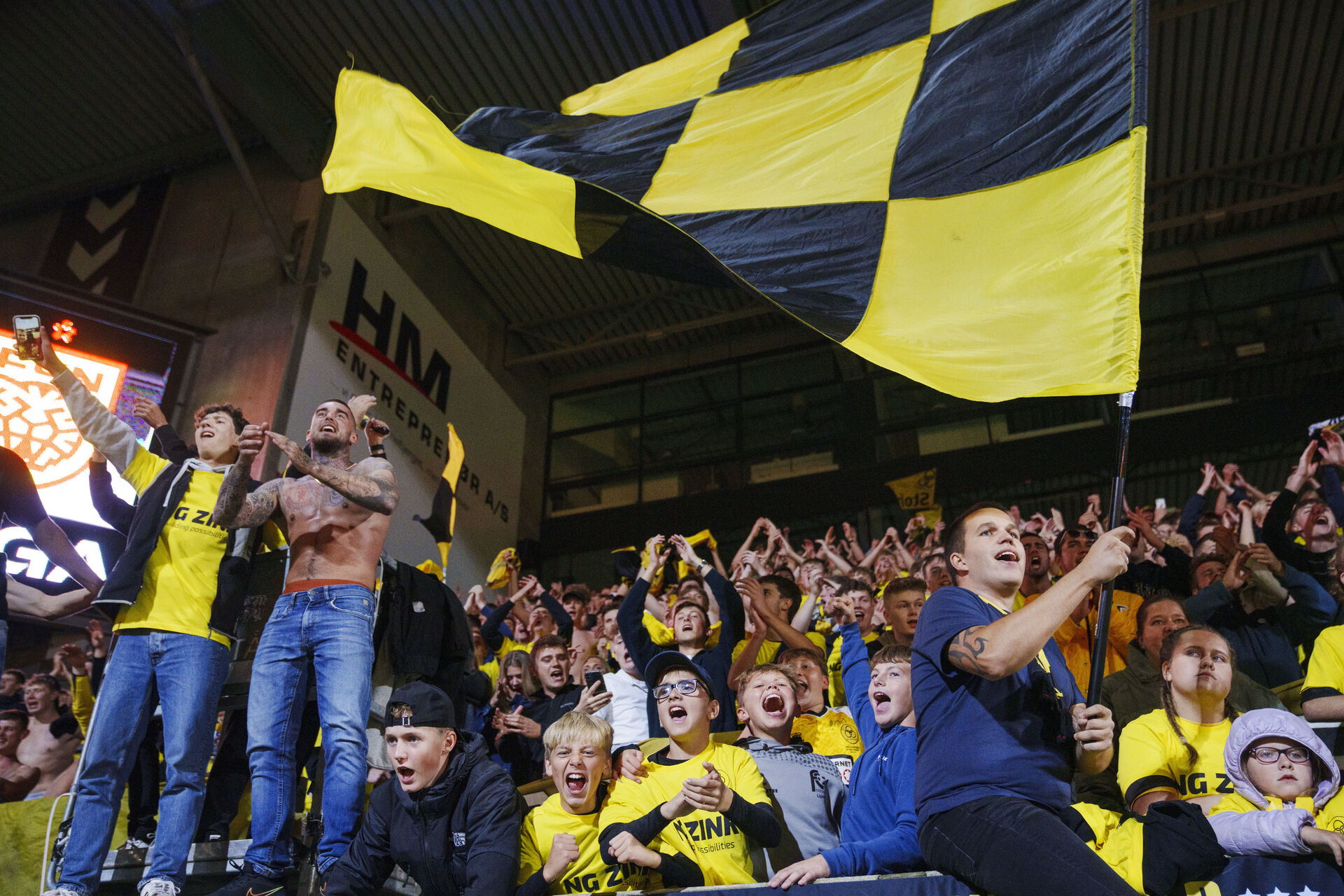 AC Horsens fans.