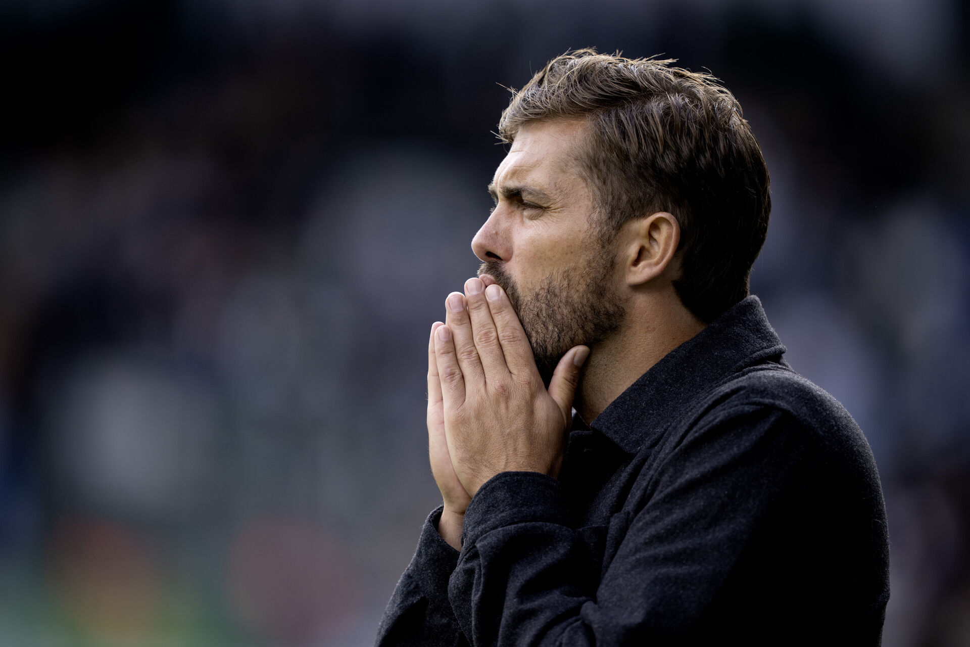 Jakob Poulsen under AGF's kamp mod Viborg FF.