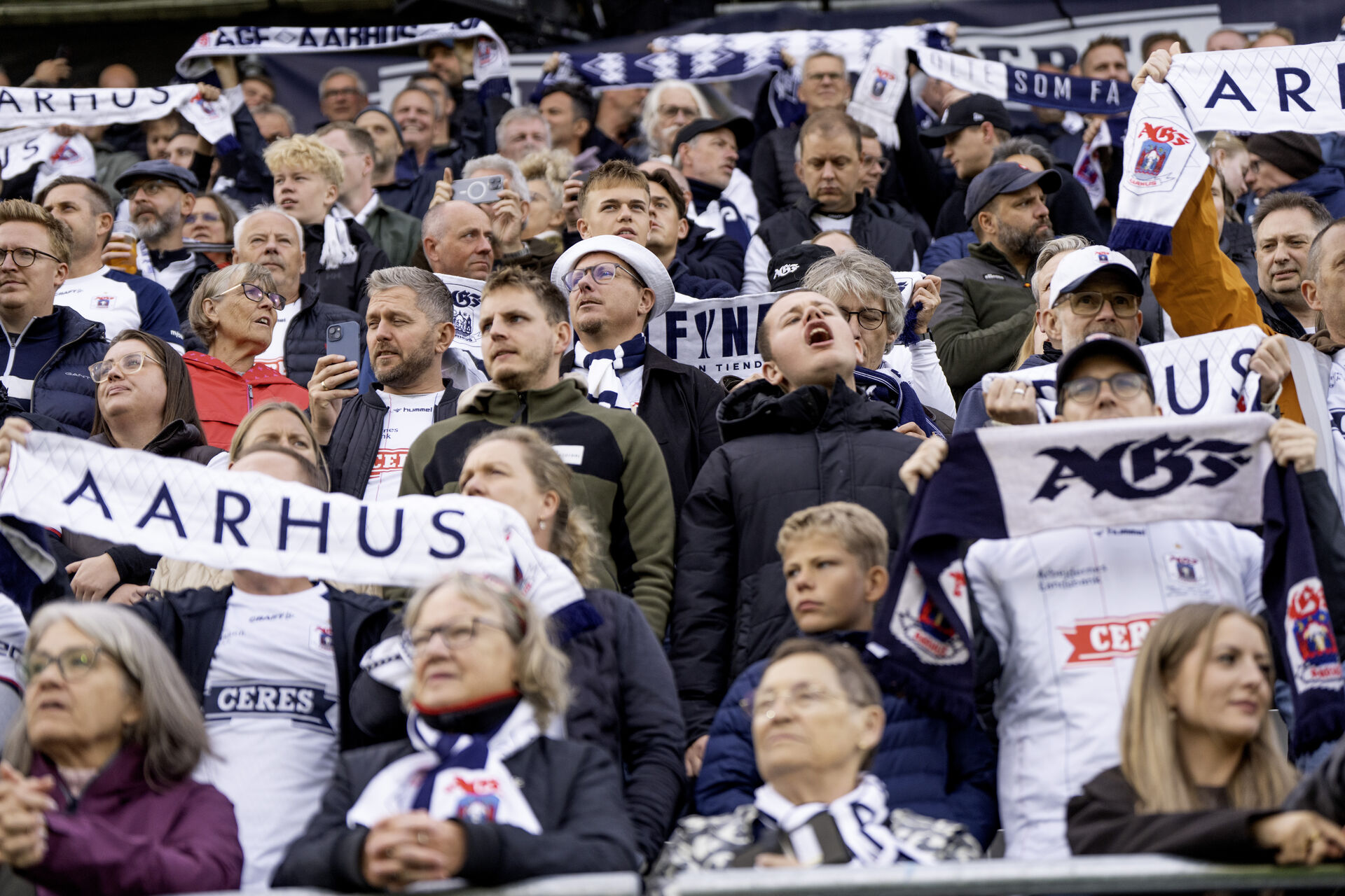 AGF's fans på Ceres Park Vejlby.