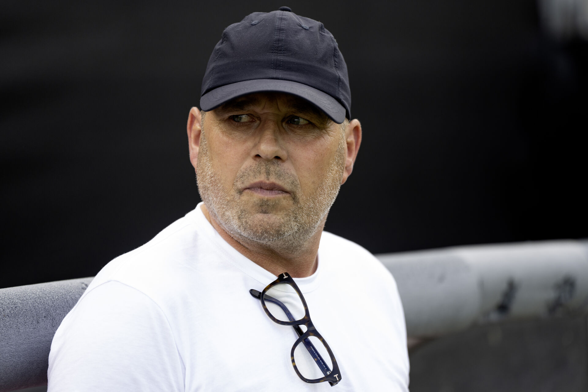 Carsten V Jensen under en AGF-kamp