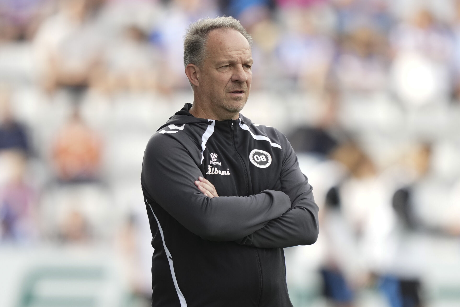 Alexander Zorniger på sidelinjen for OB