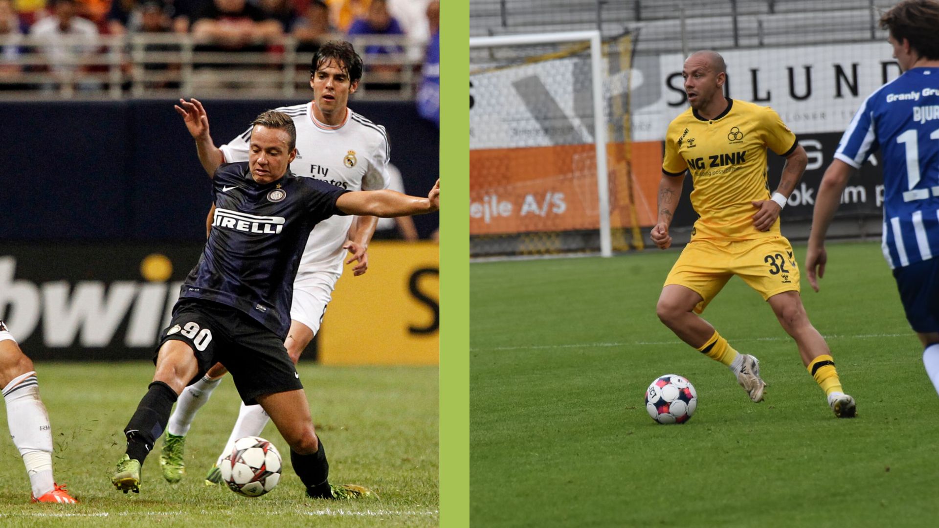 En grafik med 19-årige Patrick Olsen på til venstre og 31-årige Patrick Olsen til højre.