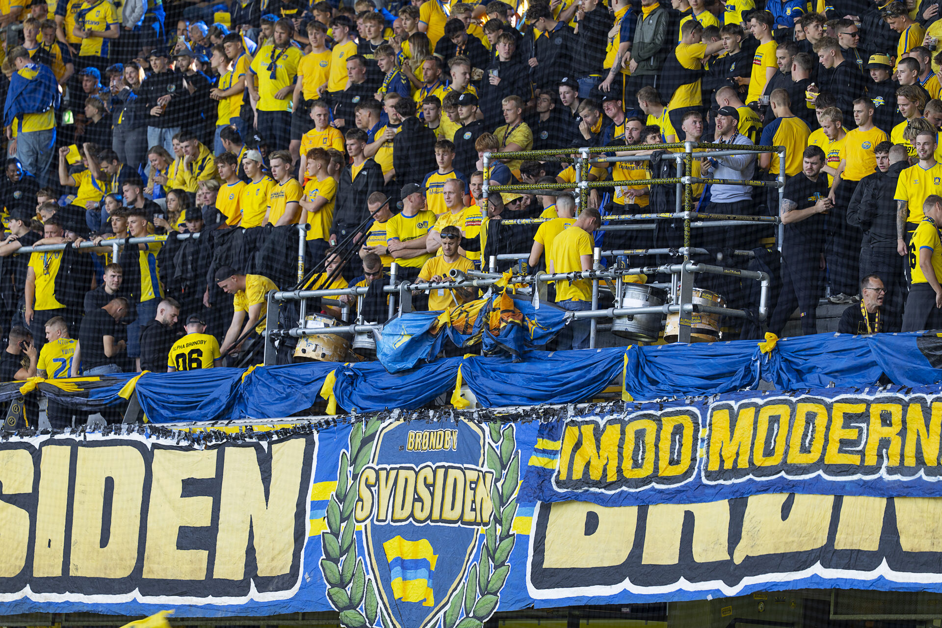 Brøndbys fans til Derby mod FCK