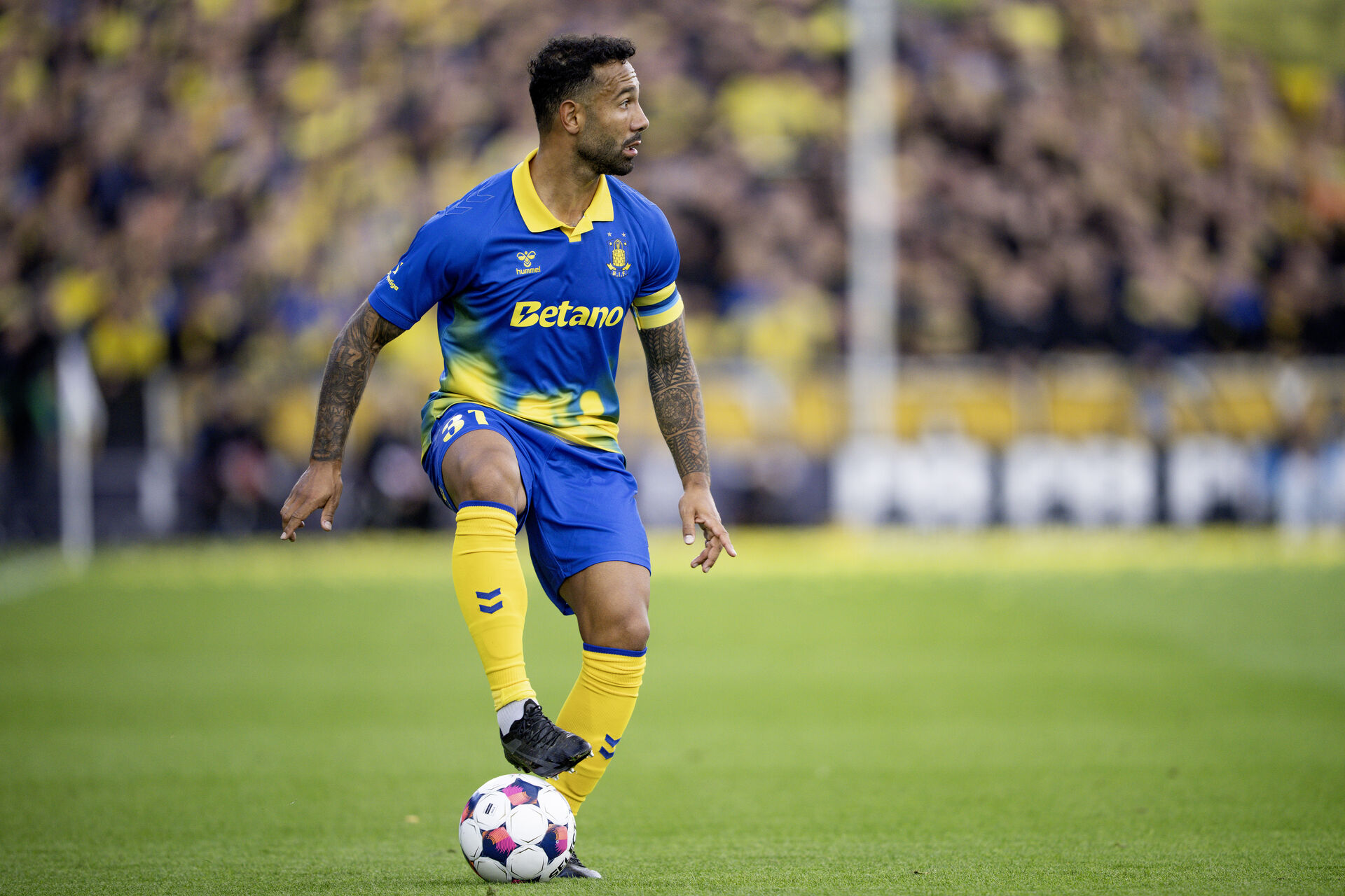 Sean Klaiber i Kamp. Superliga: AGF - Brøndby IF