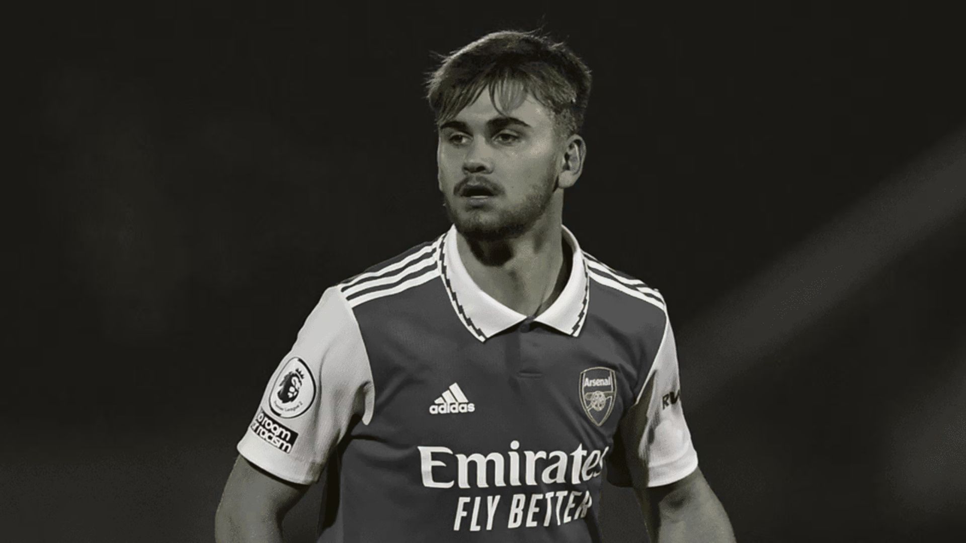 Billy Vigar i aktion for Arsenal.