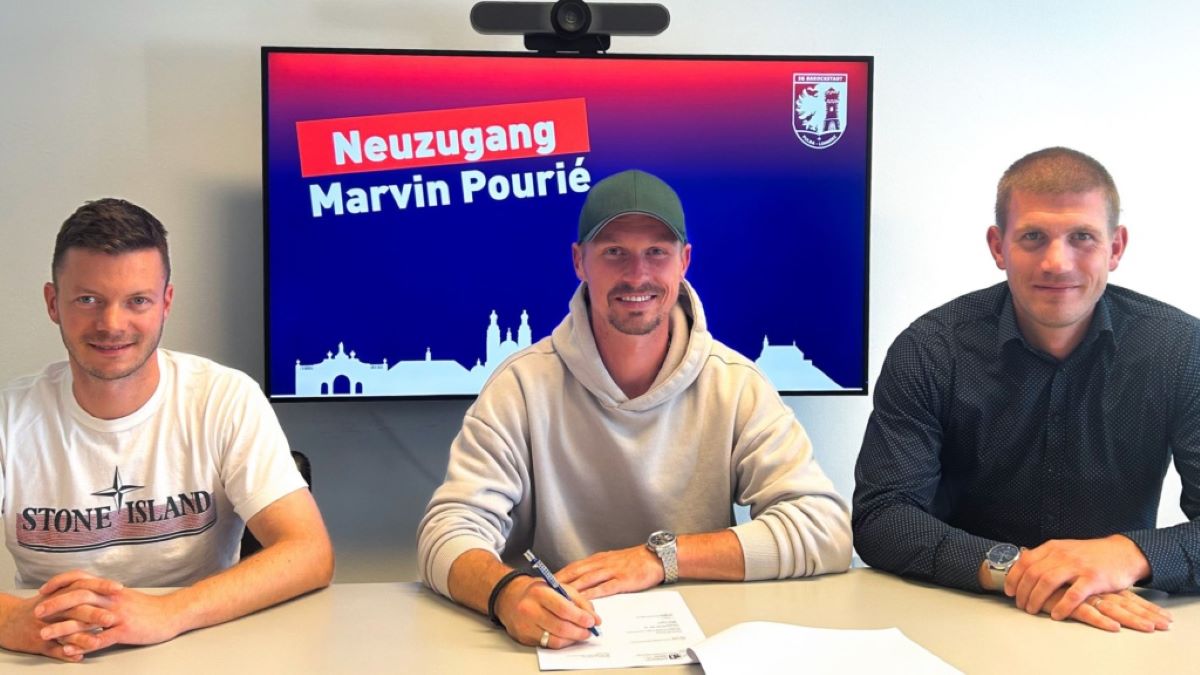Marvin Poruié skirver under på kontrakt i SG Barockstadt.