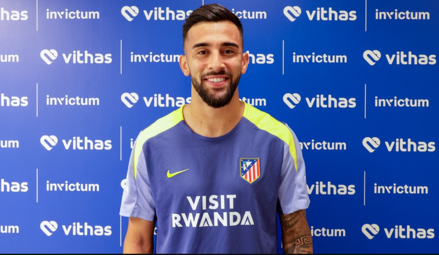 Nico Gonzales præsenteret i Atletico Madrid