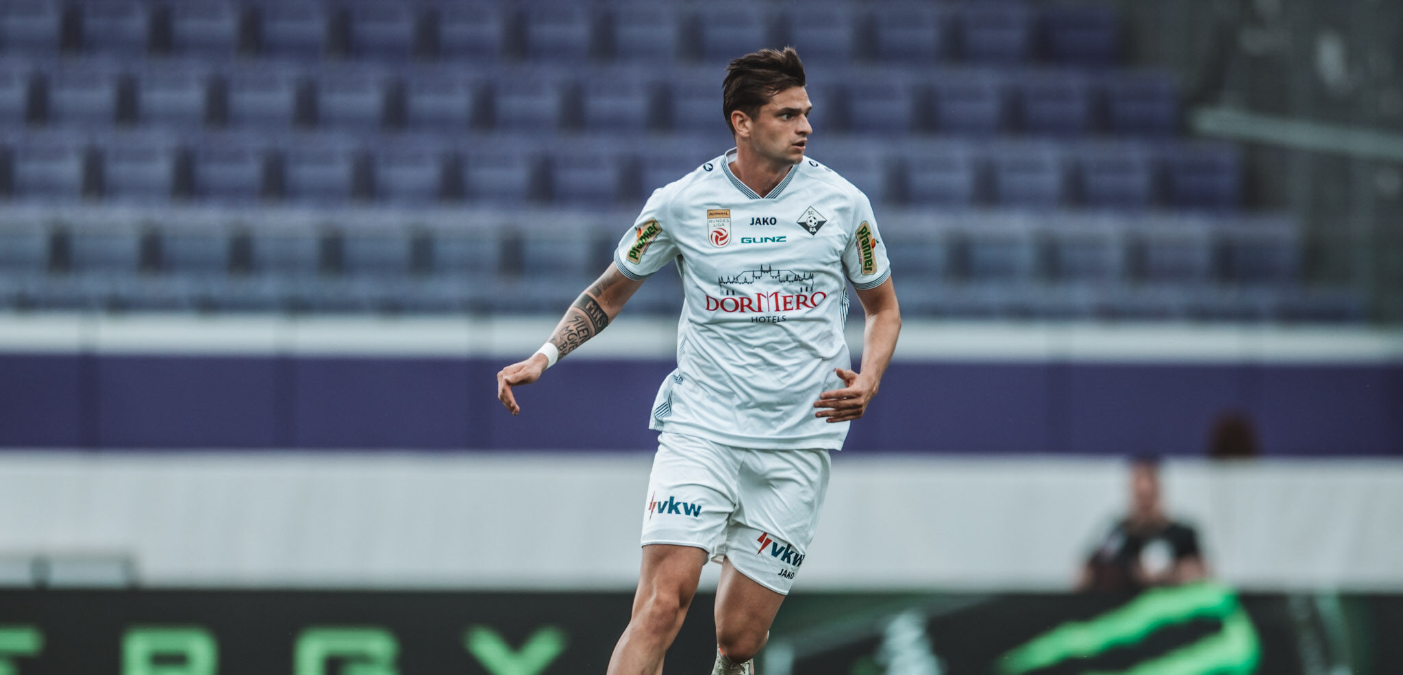 Pascal Estrada i aktion for sin tidligere klub.