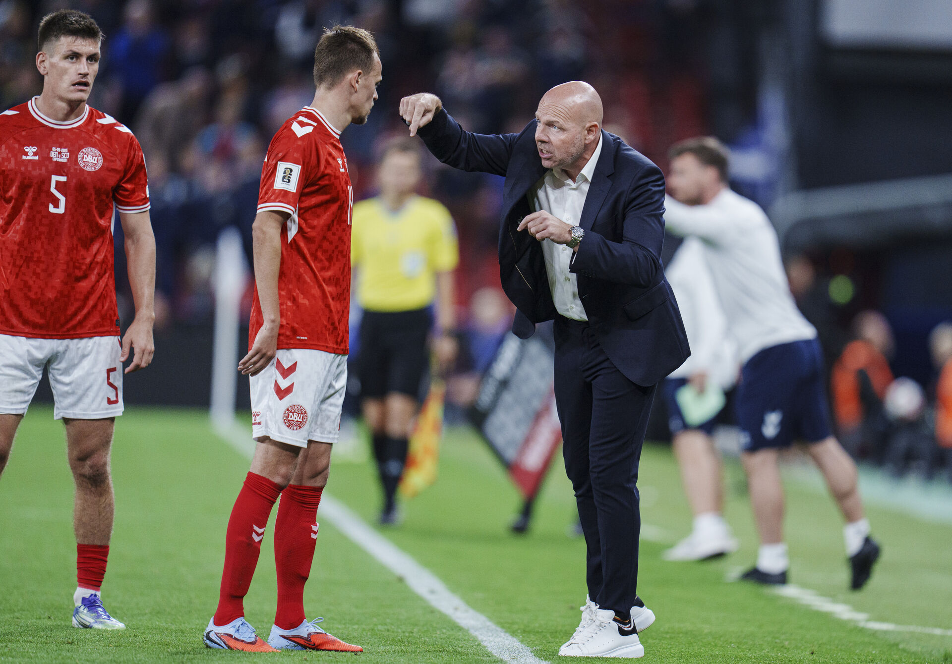 Damsgaard, Mæhle og Brian Riemer