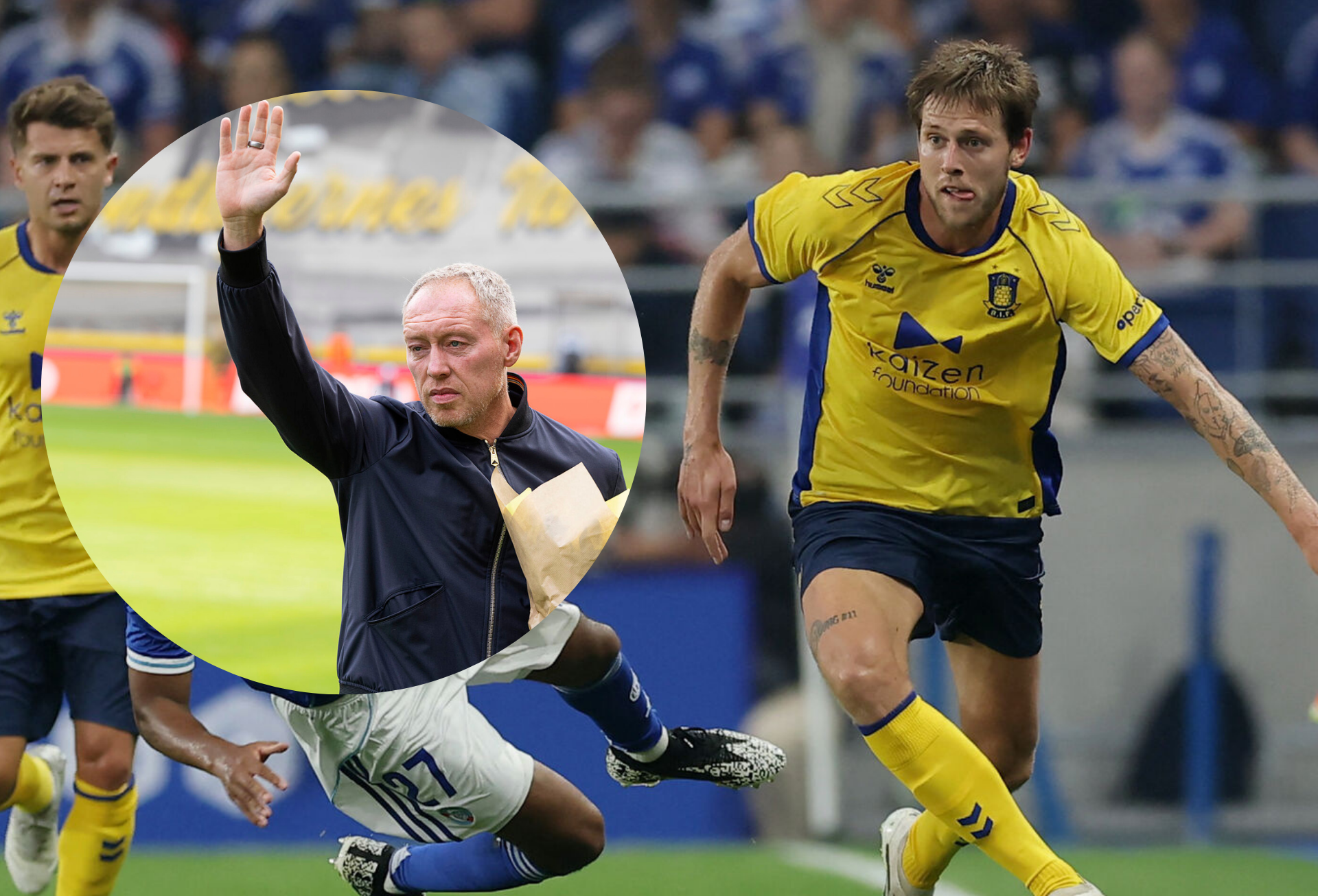 Vallys dribler og Cooper vinker.