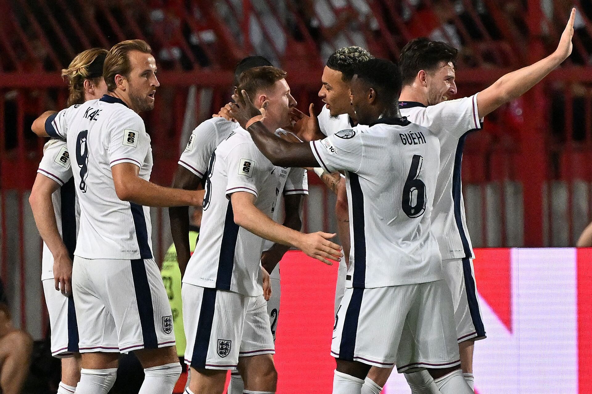 England fejrer en scoring