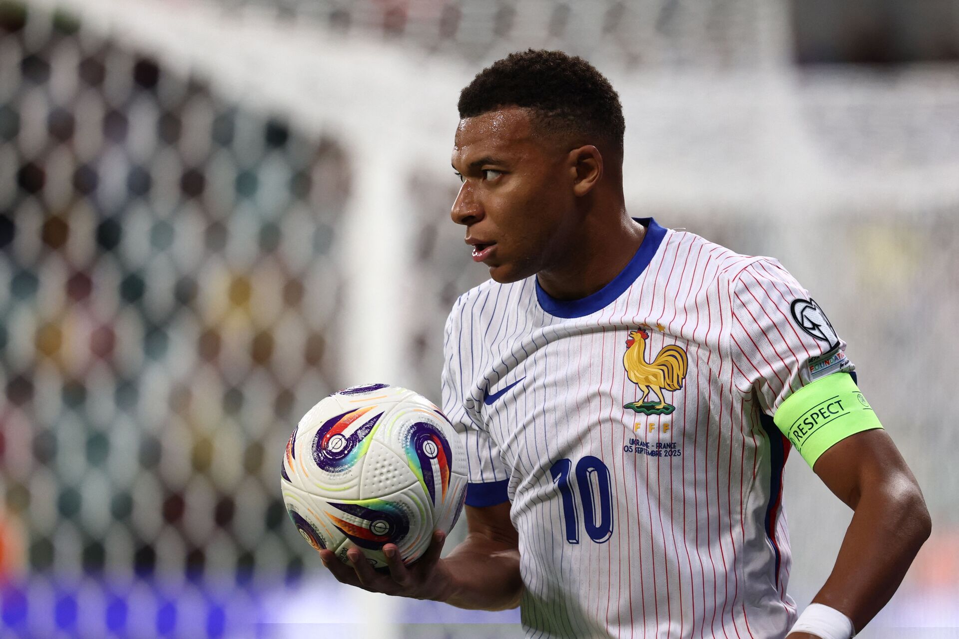 Kylian Mbappé for Frankrig