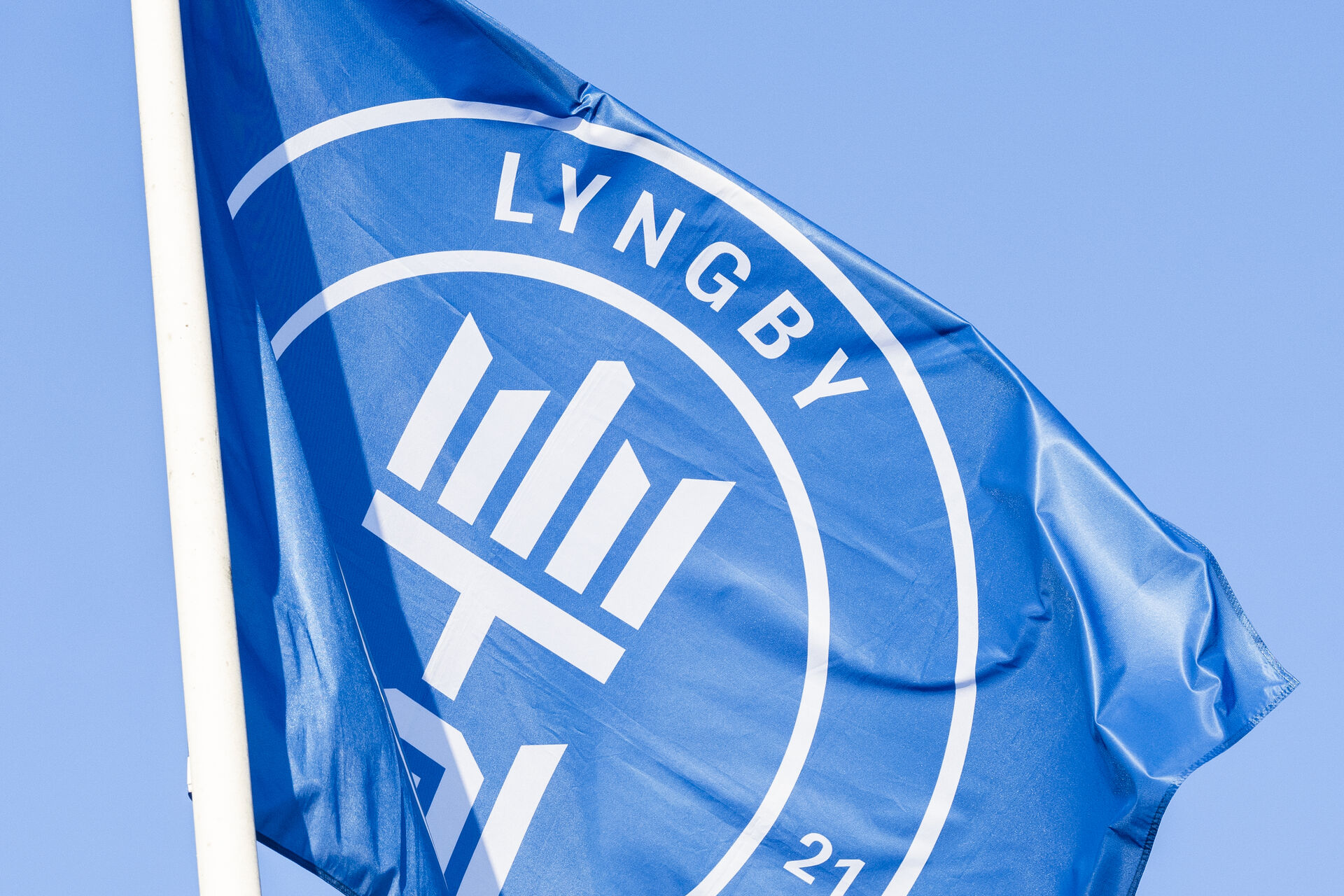Et flag i Lyngby Boldklub.