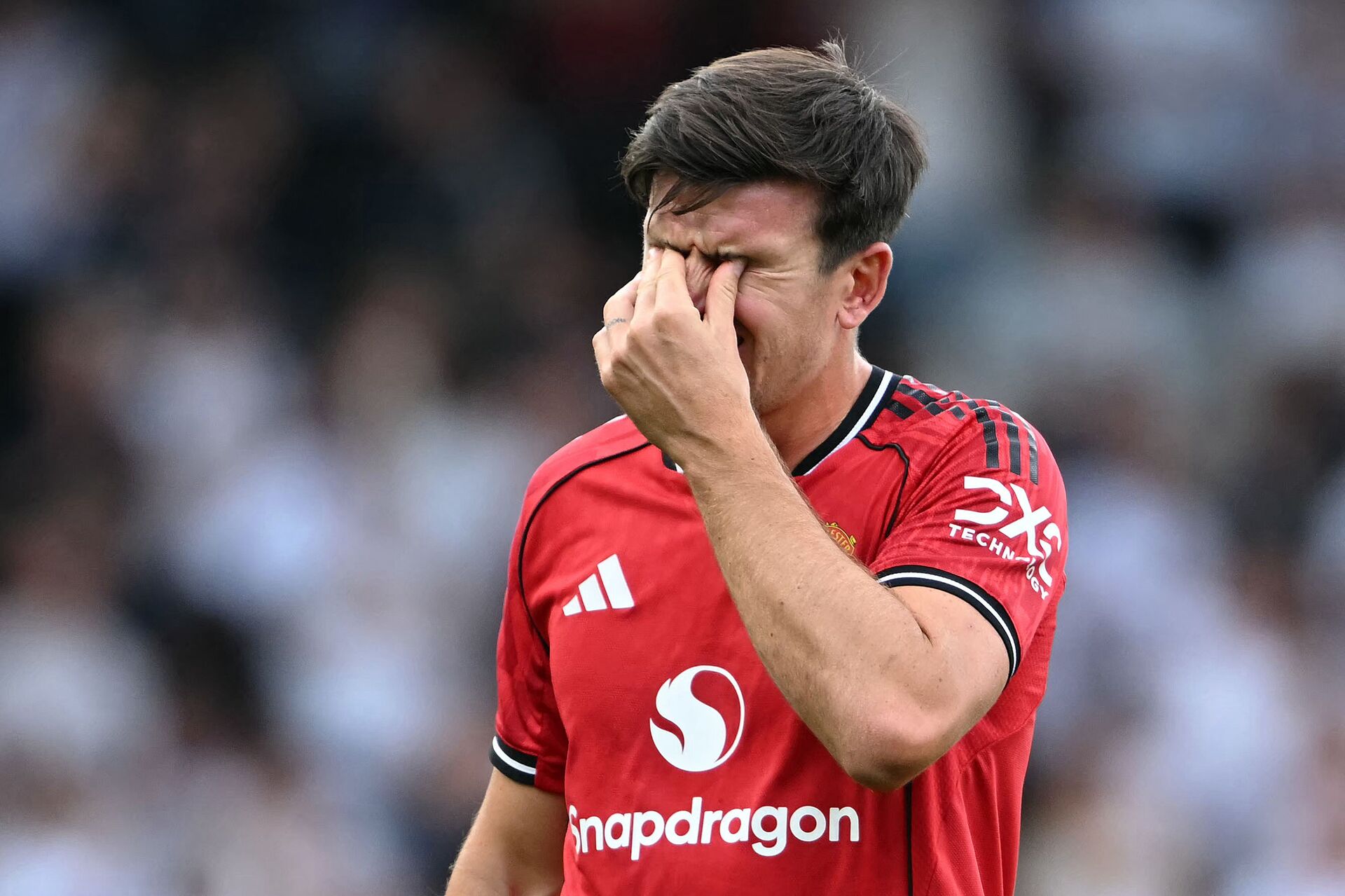 Harry Maguire ærgrer sig.