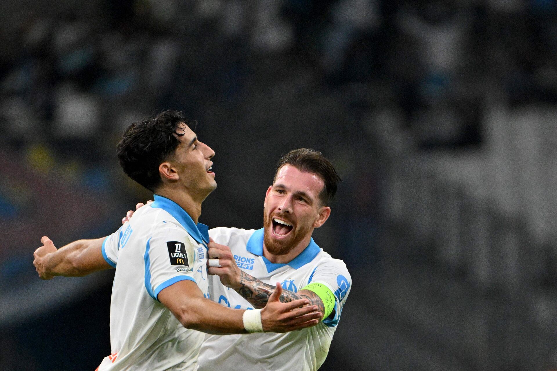 Pierre-Emile Højbjerg jubler.