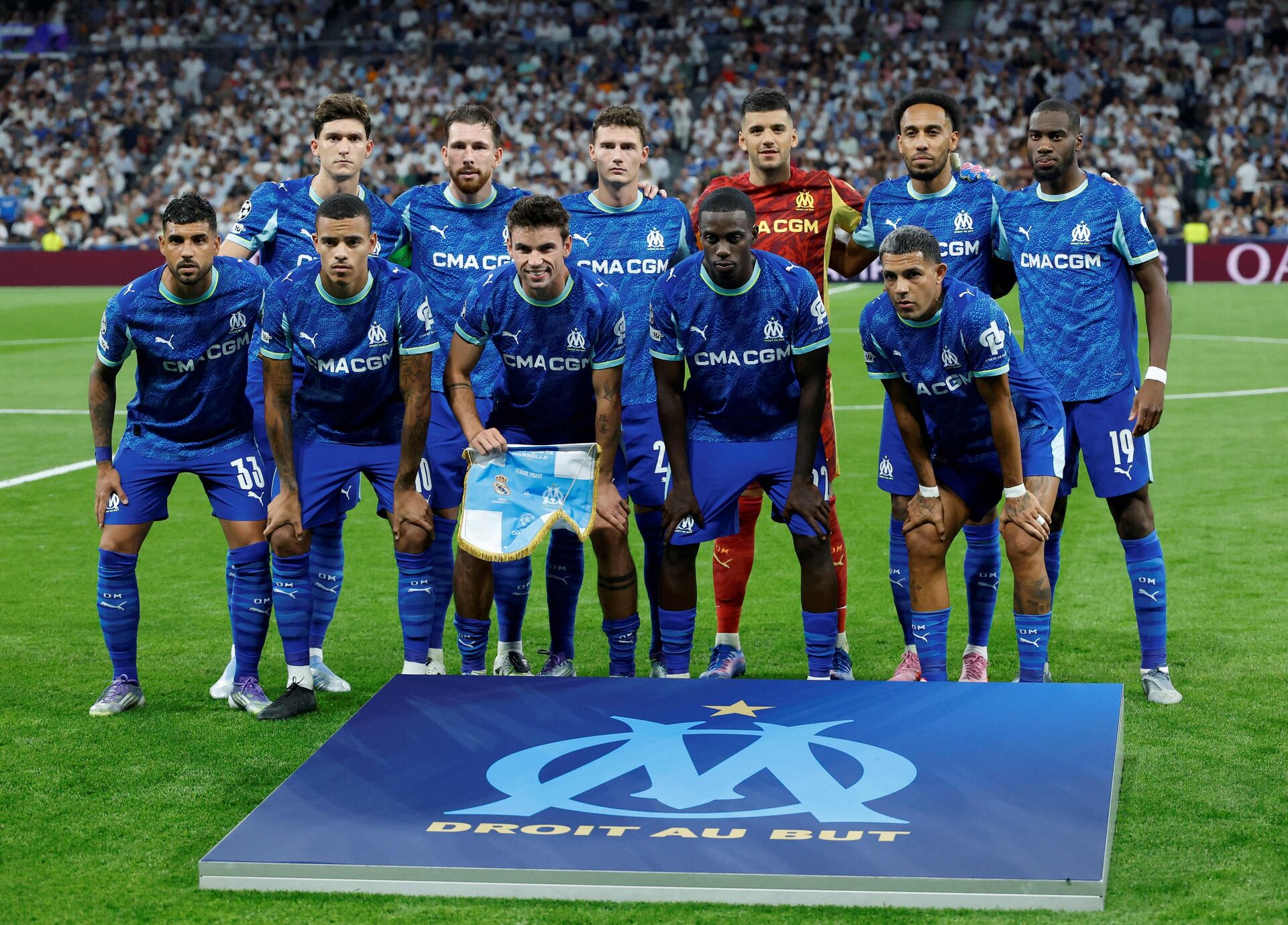 Marseille-holdet liner op til møde med Real Madrid med både Højbjerg og O'Riley.