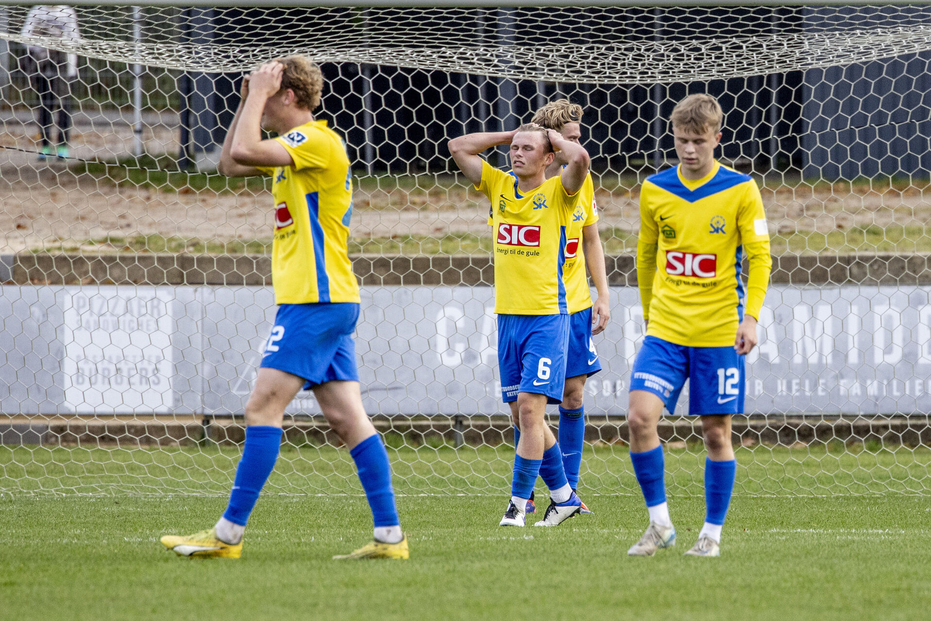 Skive IK-spillere ærgrer sig.