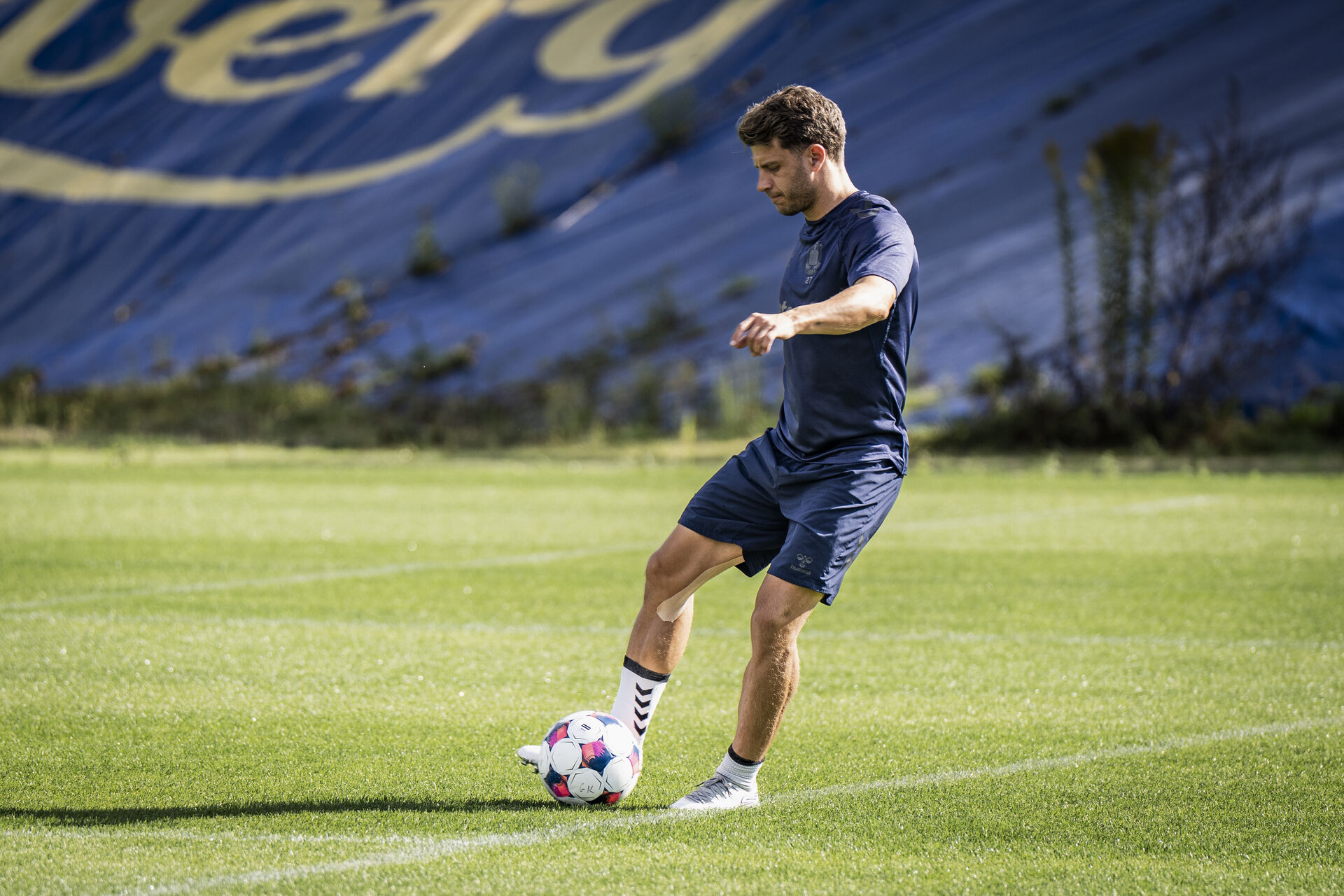 Mats Köhlert under et træningspas i Brøndby.