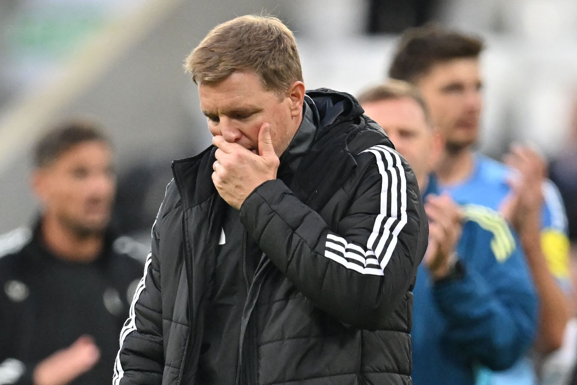 Eddie Howe efter Newcastles nederlag mod Arsenal.