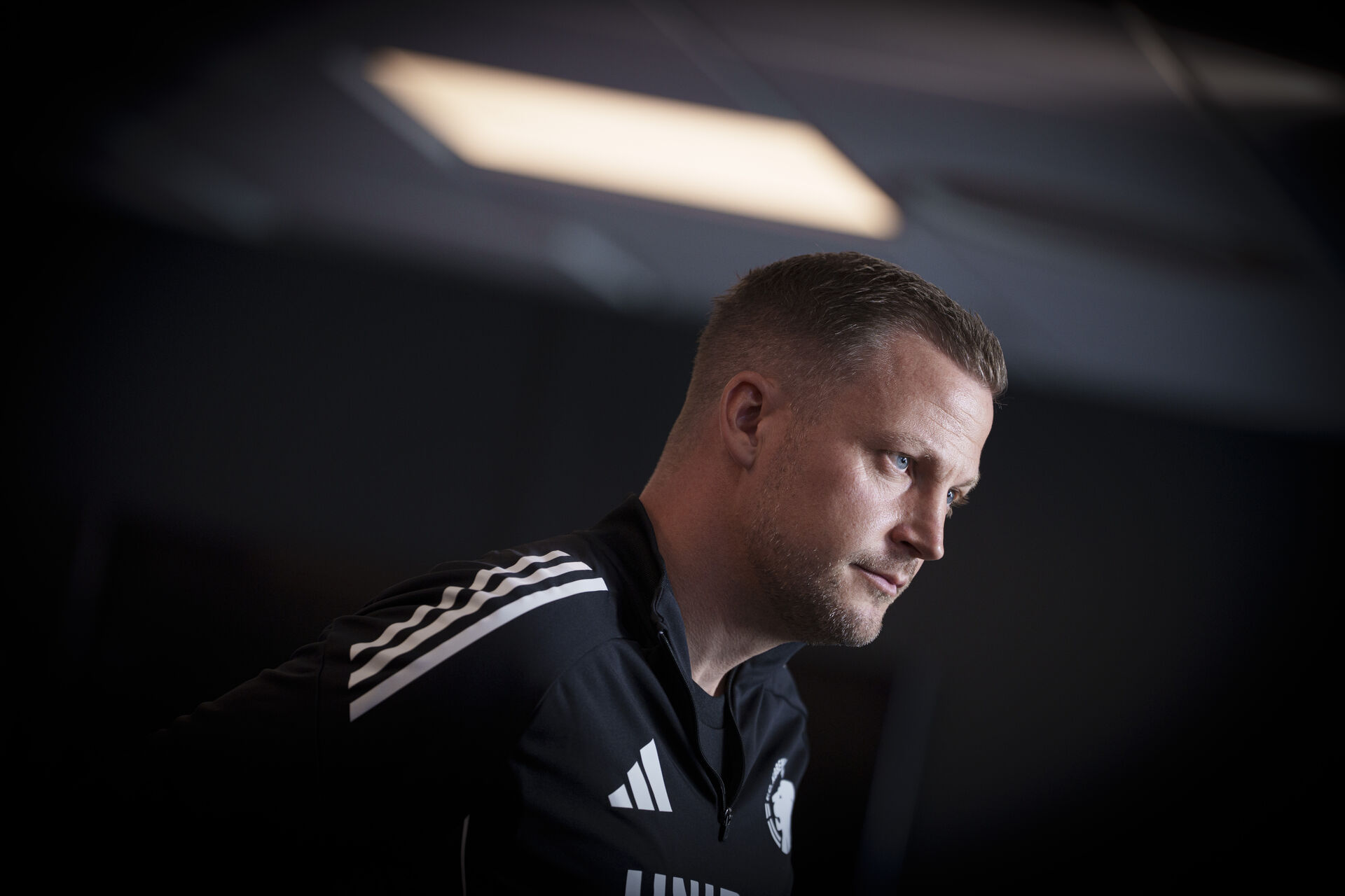 Neestrup og William Clem fra FC København møder pressen