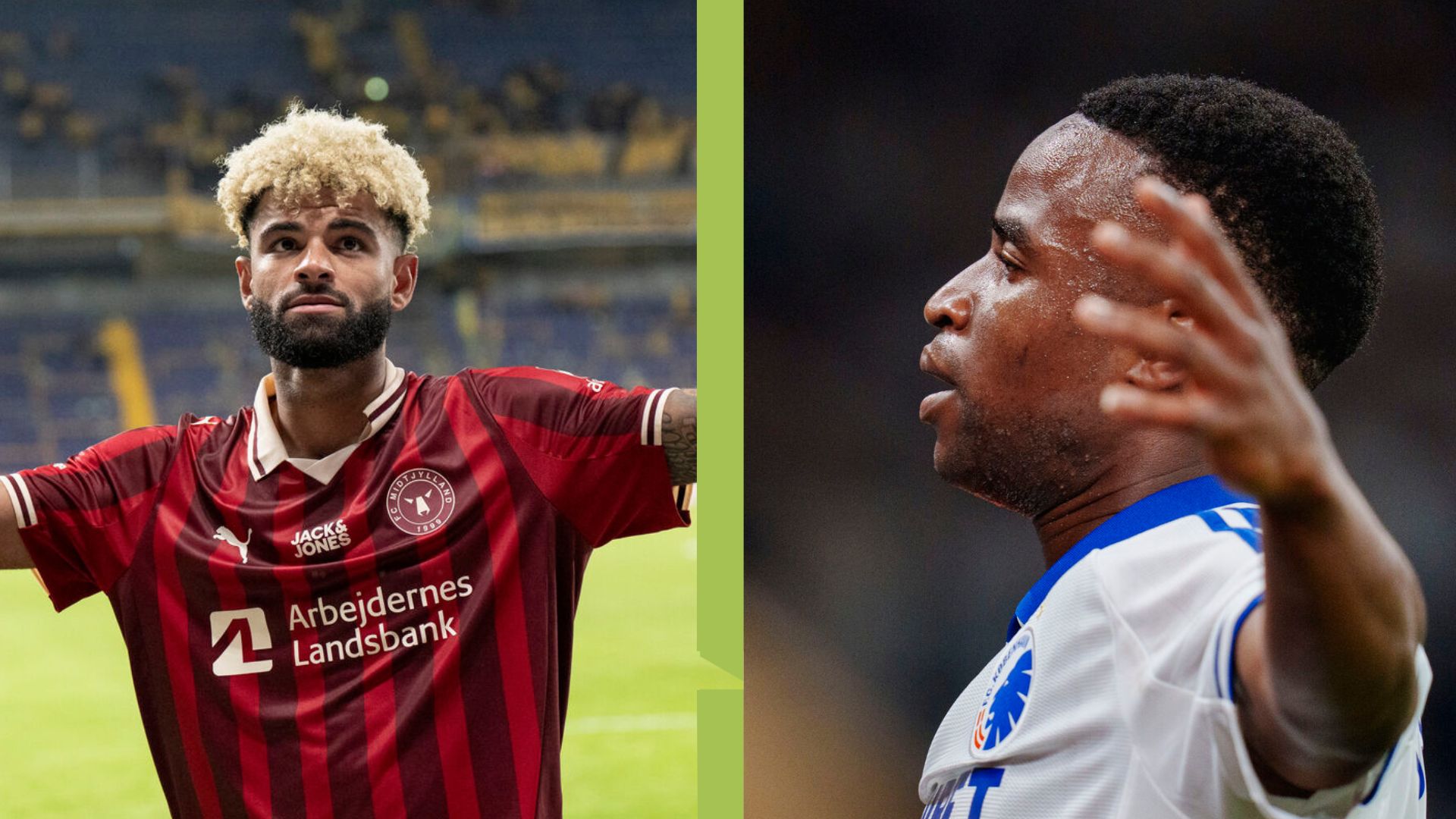 Philip Billing i FC Midtjylland og Youssoufa Moukoko i F.C. København er Superligaens største transfers