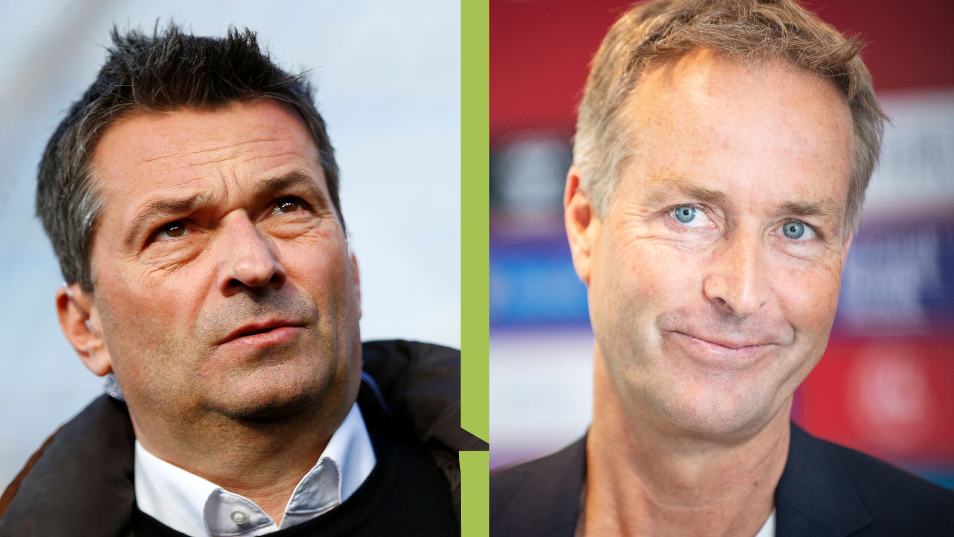 Christian Heidel og Kasper Hjulmand