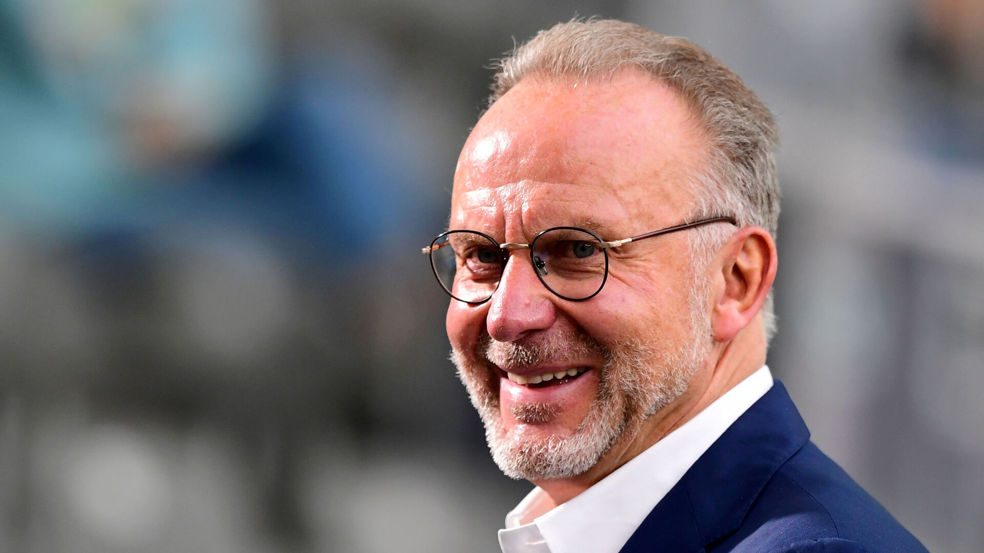 Karl-Heinz Rummenigge smiler