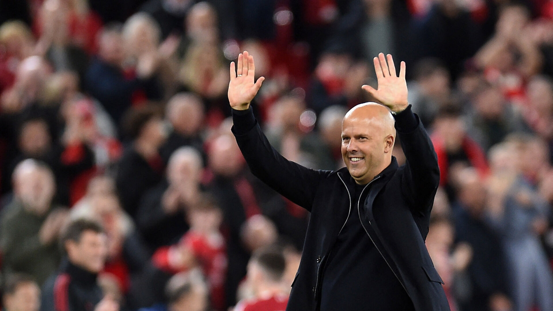 Arne Slot fejrer Liverpools sejr over Atletico Madrid