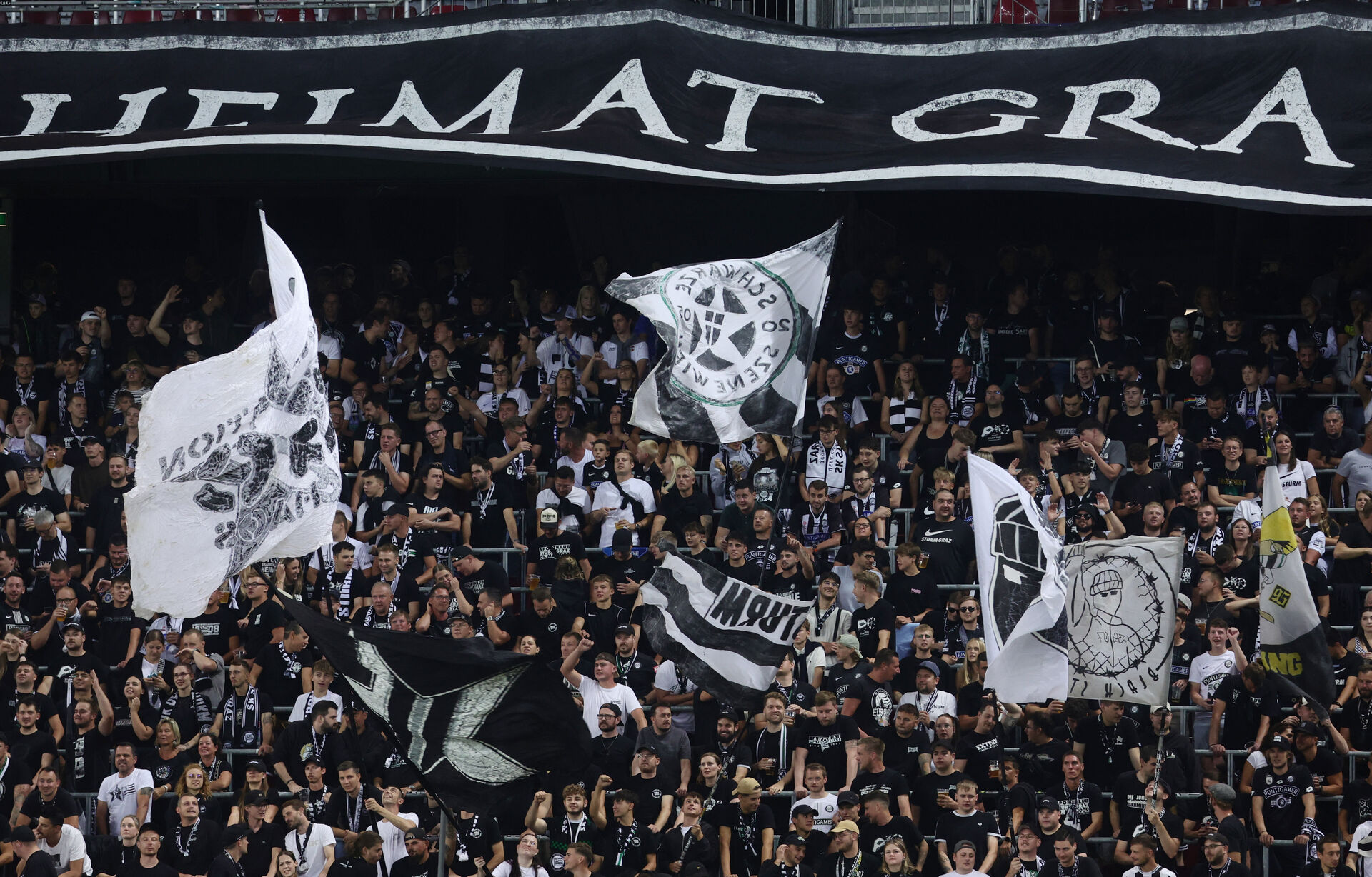 Sturm Graz' fans.
