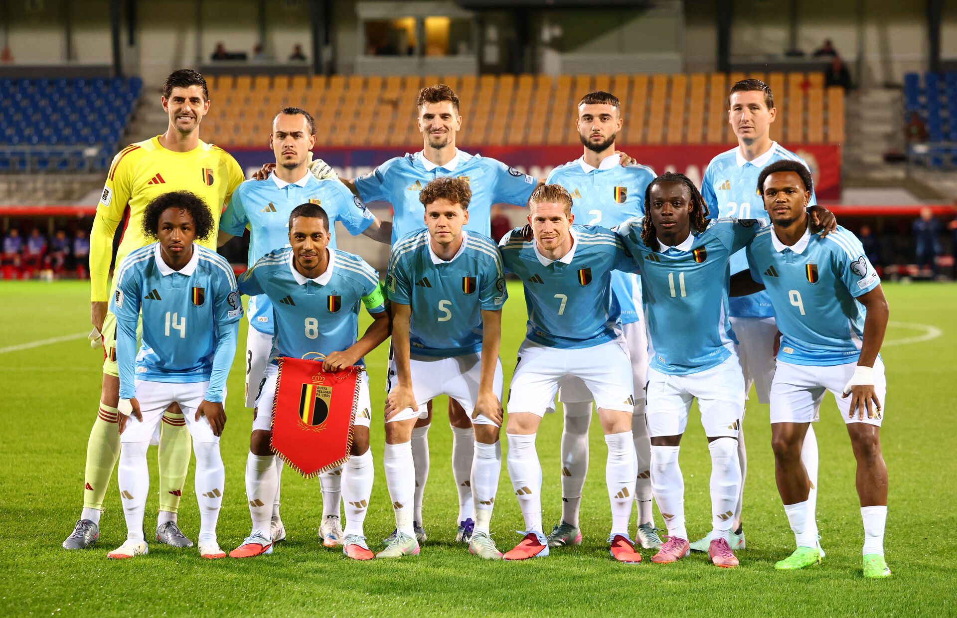 Belgiens landshold før VM-kval-kamp mod Liechtenstein