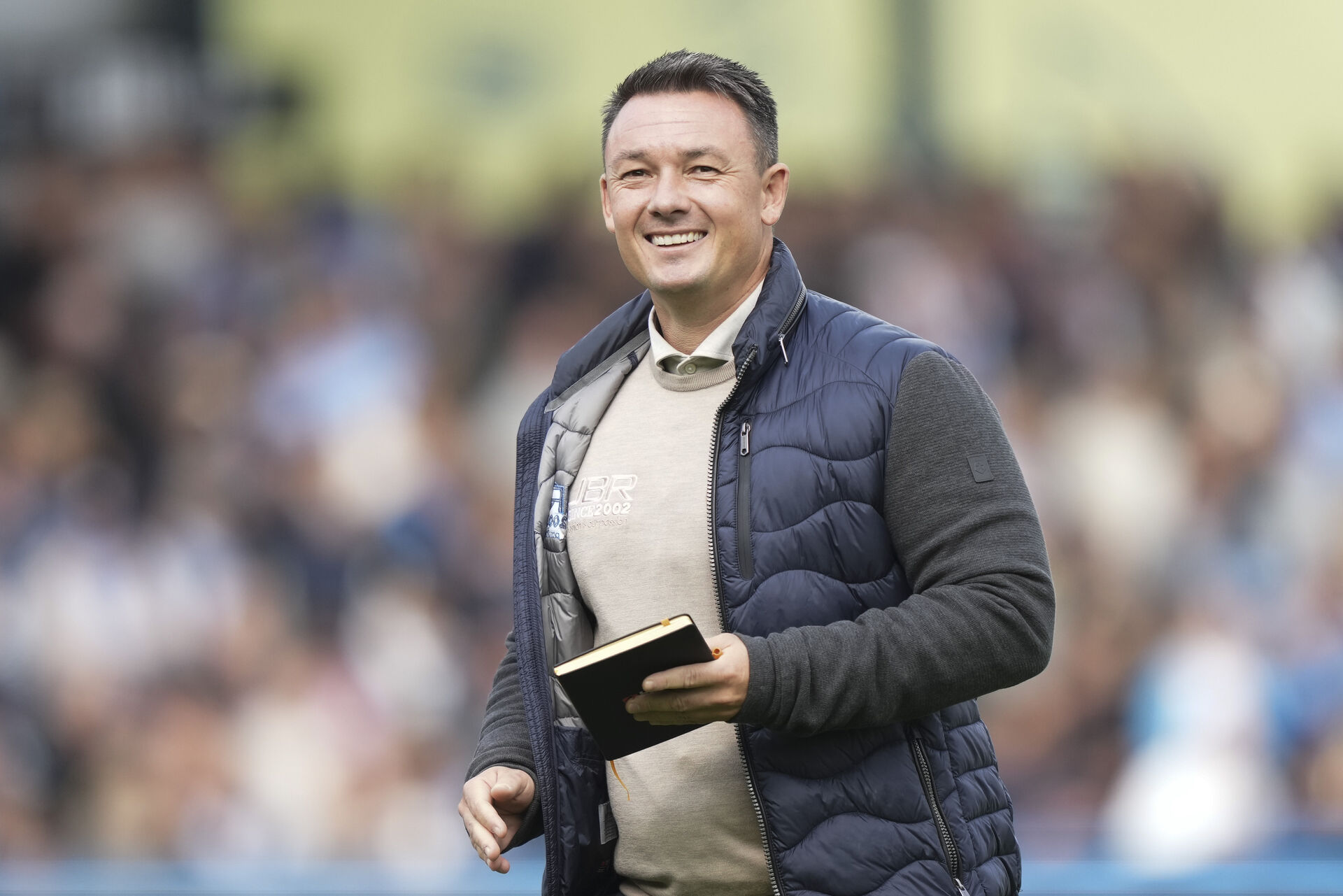 Thomas Nørgaard med et stort smil.