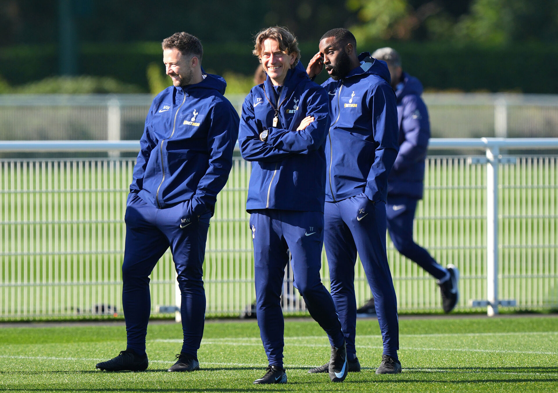 Thomas Frank på træningsbanen.