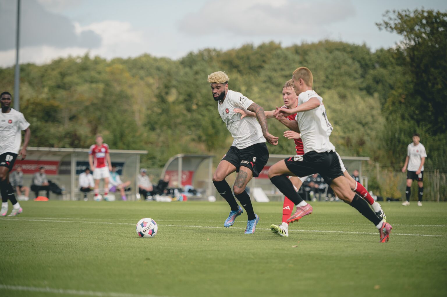 Philip Billing for FCM i testkamp mod Silkeborg IF