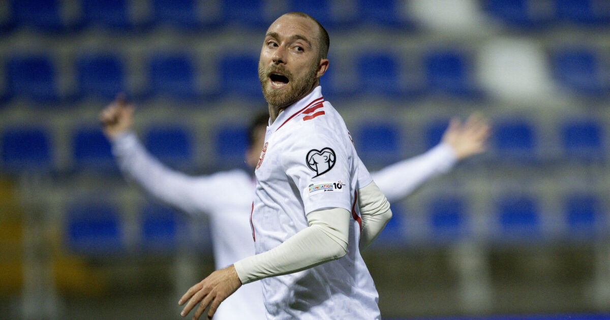 Eriksen skulle have scoret: Foran 0-6 – det går nok Bo Amstrup/Ritzau Scanpix