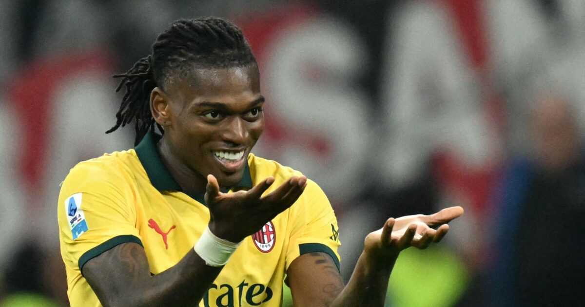 Nyt førerhold i Italien: Rafael Leao straffer Fiorentina Foto: Stefano Rellandini/AFP/Ritzau Scanpix