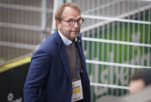 Ole Palmå på lægterne for Brøndby.