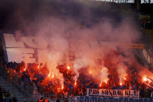 AGF's fans på Brøndby Stadion