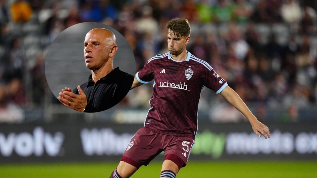 Andreas Maxsø med et indsat billede af Chris Armas.