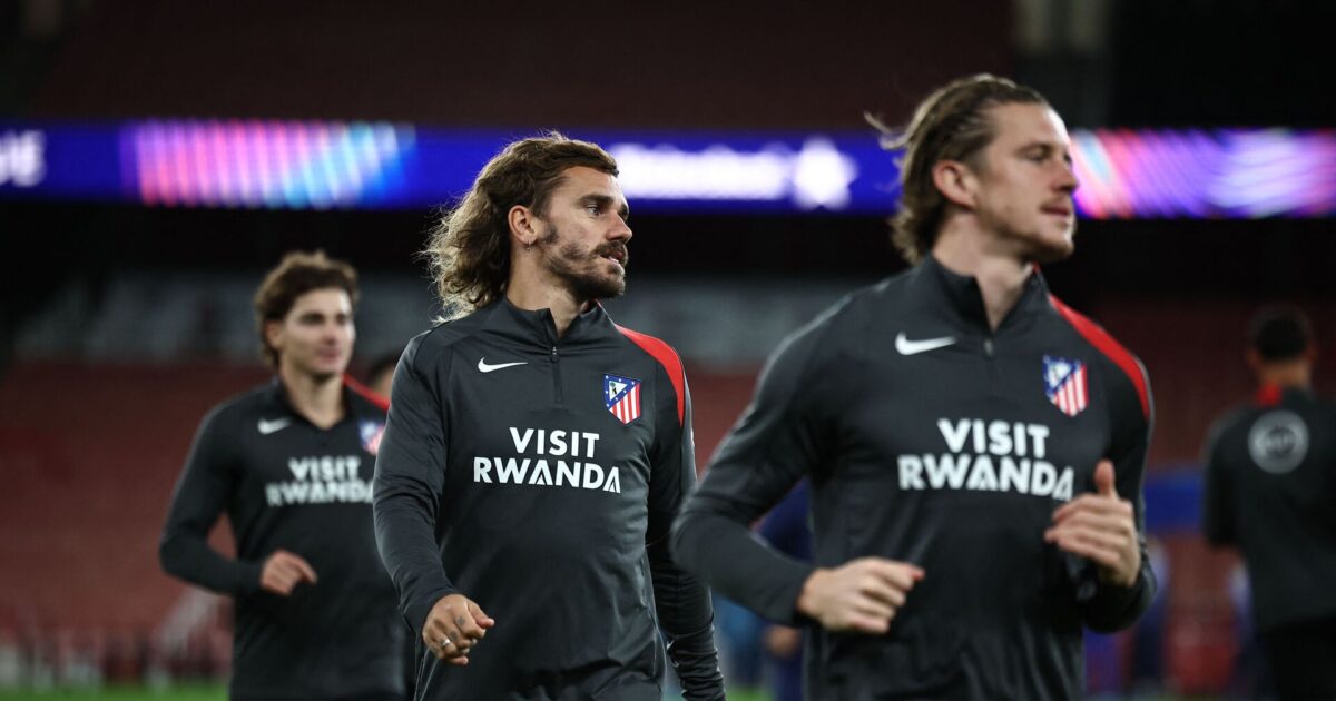 Sure og svedige: Atletico Madrid forlod Emirates uden at være i bad Foto: Henry Nicholls/AFP/Ritzau Scanpix