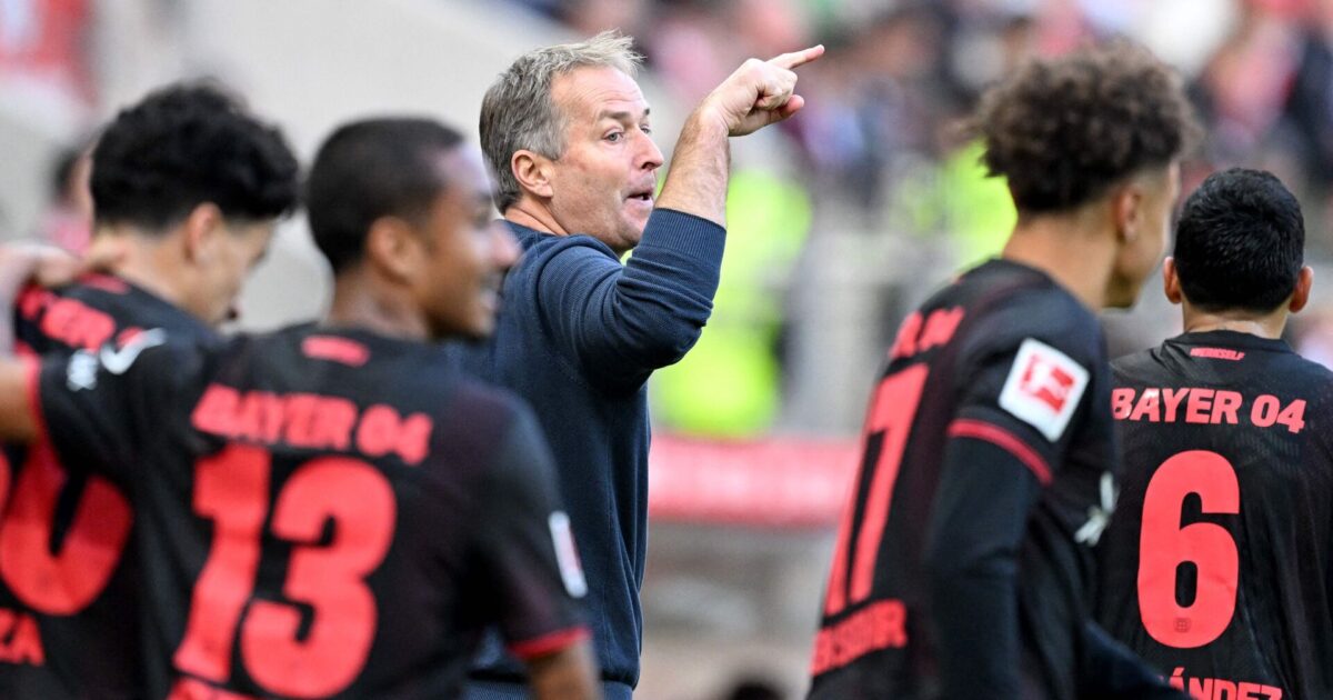 Bo Henriksen og Kasper Hjulmand mødtes i regulær målfest Foto: Kirill Kudryavtsev/AFP/Ritzau Scanpix