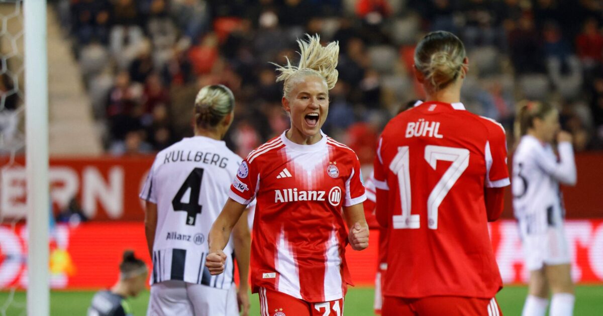 Efter mareridtsstart på Champions League: Harder scorer og vinder danskeropgør Foto: Michaela Stache/AFP/Ritzau Scanpix