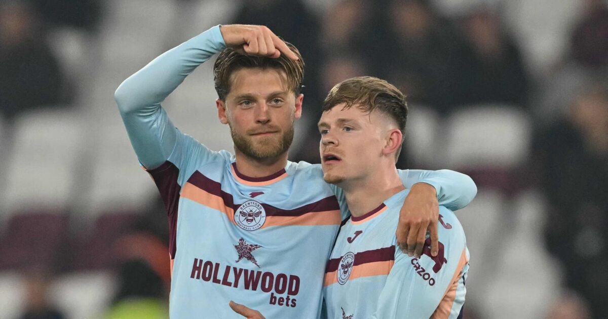 Danskerscoring i sikker Brentford-sejr mod kriseramte West Ham Foto: Photo by Glyn KIRK 