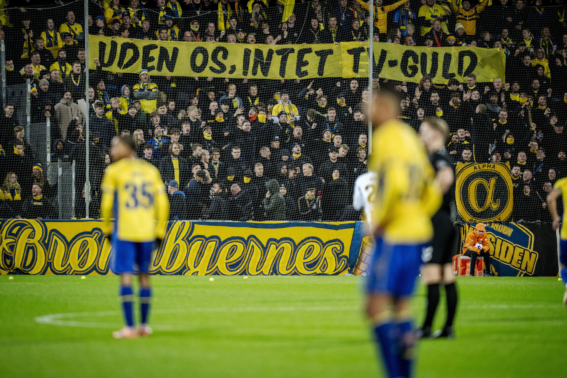 Brøndby-fanafdeling kritiserer protest: Der gælder et ordensreglement foto