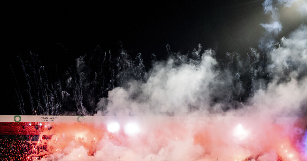 BIF-fangruppering kommer med forklaring: De pisser på de aktive fans Foto: Mads Claus Rasmussen/Ritzau Scanpix