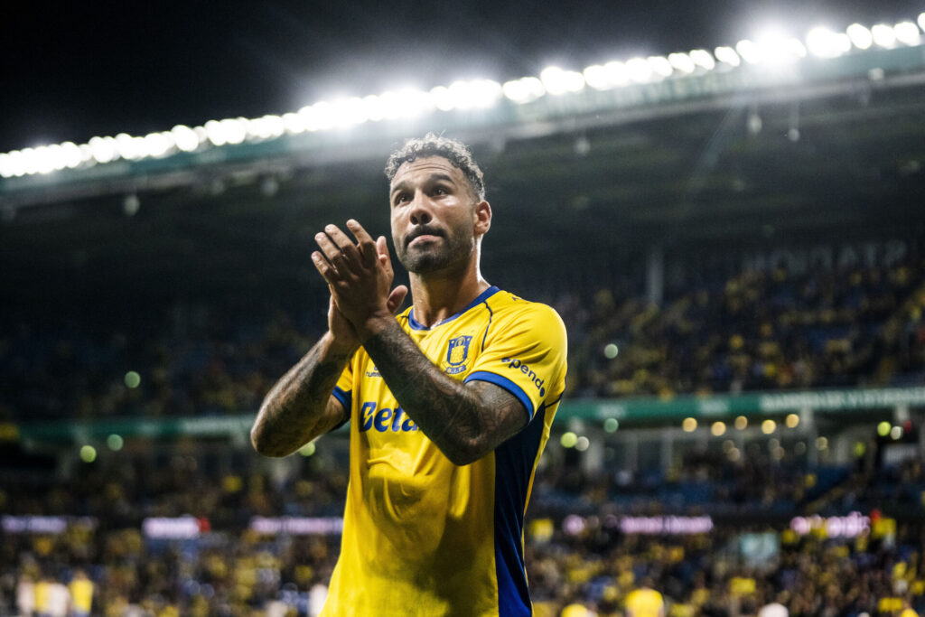 Sean Klaiber i Brøndby. Superliga: Brøndby IF - OB