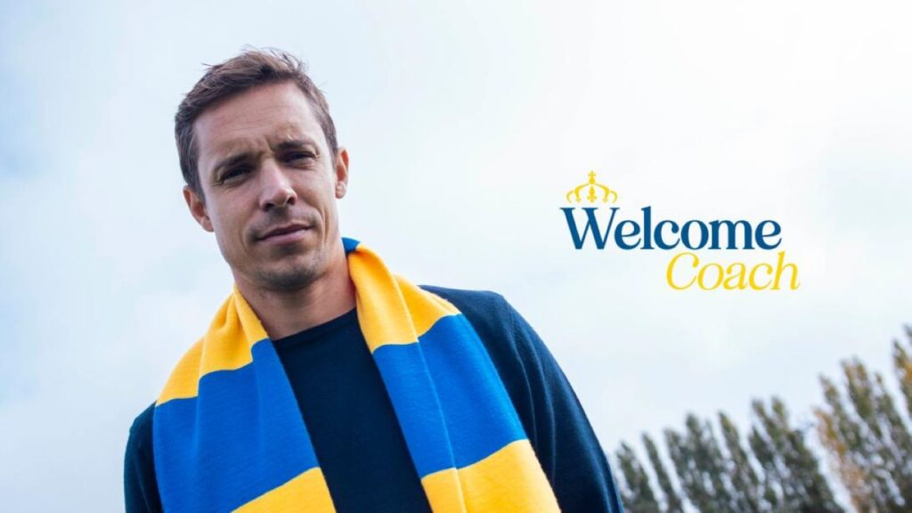 David Hubert med et Royal Union-halstørklæde.