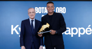 Kylian Mbappe vinder Golden Boot