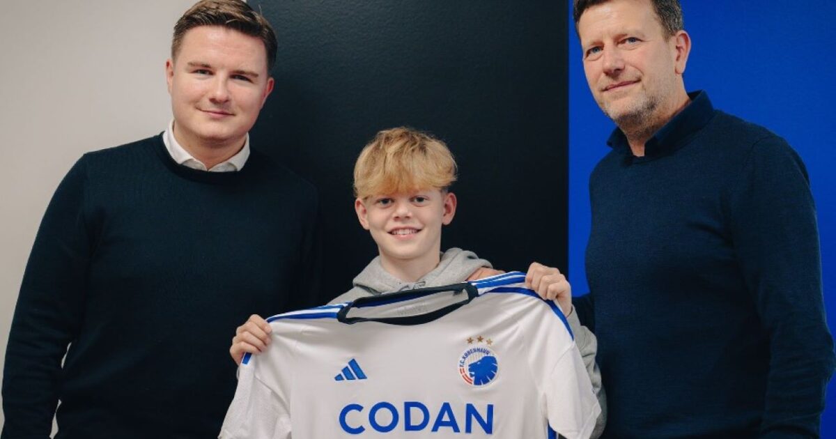 Sen scoring sikrer sejren for de danske U17-talenter Foto: F.C. København